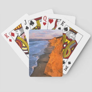 Baraja De Cartas EE. UU., California, Acantilados en la playa estat