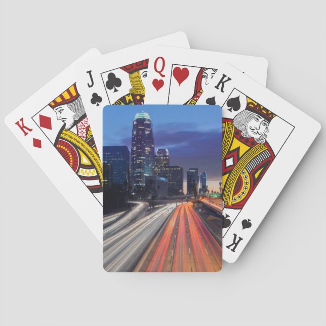 Baraja De Cartas EE.UU., California, Los Ángeles, 110 Freeway (Reverso)