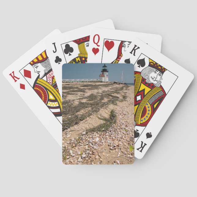 Baraja De Cartas EE. UU., Massachusetts, Nantucket. Concha (Reverso)