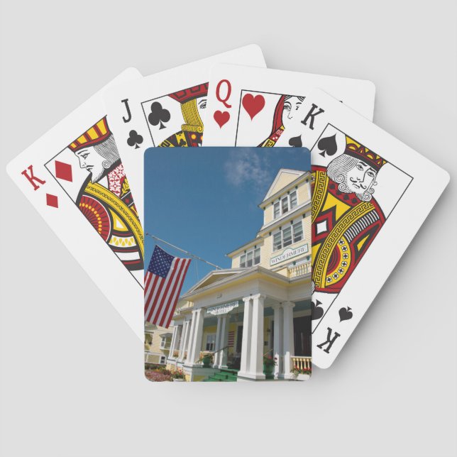 Baraja De Cartas EE. UU., Michigan, Isla Mackinac (Reverso)