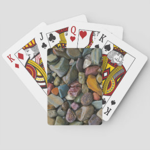 Baraja De Cartas EE. UU., Montana, Parque Nacional Glaciar, Piedras