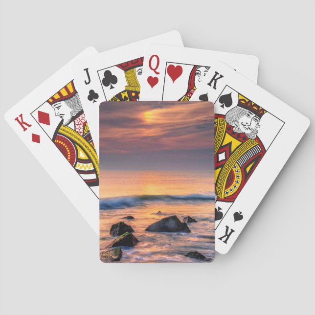 Baraja De Cartas EE. UU., Nueva Jersey, Cape May (Reverso)