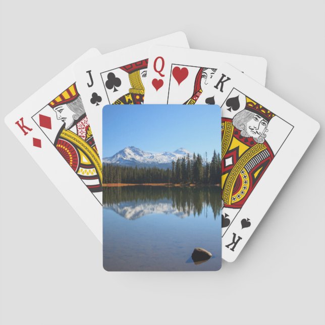 Baraja De Cartas EE. UU., Oregón, Bosque Nacional Willamette 2 (Reverso)