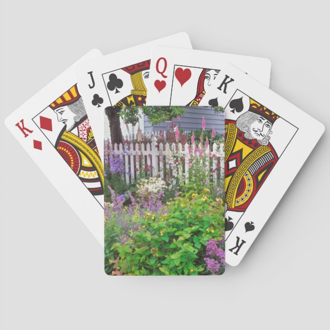 Baraja De Cartas EE. UU., Oregón, Portland. Explosión de primavera (Reverso)