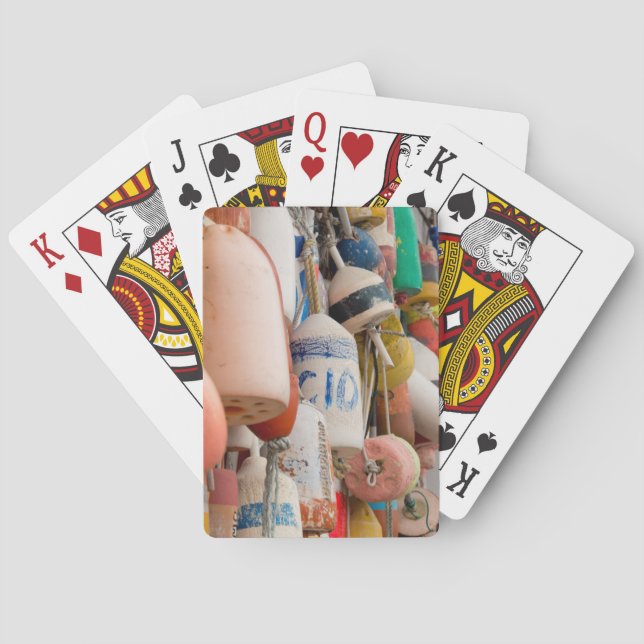 Baraja De Cartas EE. UU., Rhode Island, Isla Block (Reverso)