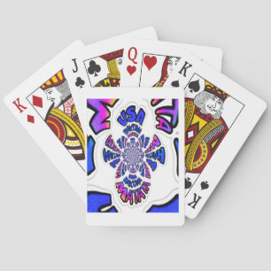 Baraja De Cartas EE.UU. Un hermoso y asombroso diseño de citas de t