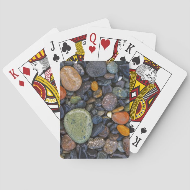 Baraja De Cartas EE. UU., Washington, isla Lopez, playa Agate (Reverso)