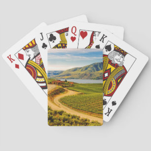 Baraja De Cartas EE.UU., Washington, Lago Chelan. Viñedos de Benson