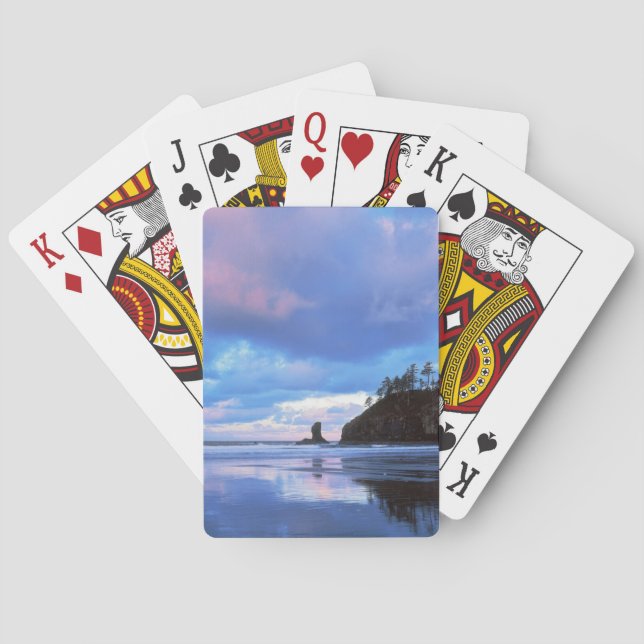 Baraja De Cartas EE. UU., Washington, Parque Nacional Olímpico 2 (Reverso)