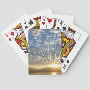Baraja De Cartas EE. UU., Washington, Seabeck. Atardecer