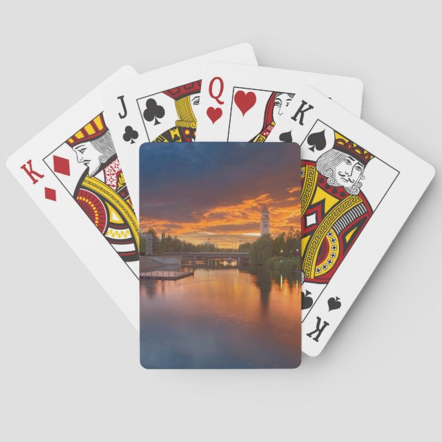 Baraja De Cartas EE.UU., Washington, Spokane, Riverfront Park (Reverso)
