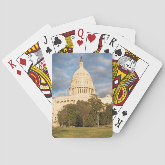 Baraja De Cartas EEUU, Washington DC, Edificio Capitol (Reverso)