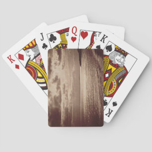 Baraja De Cartas Efecto del sol, Normandía c.1857 (foto de sepia)