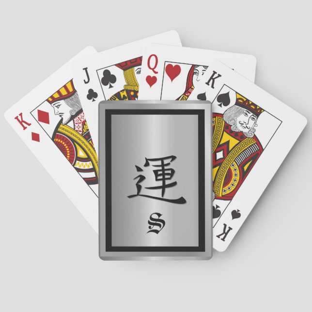 Baraja De Cartas Efecto metálico (Reverso)