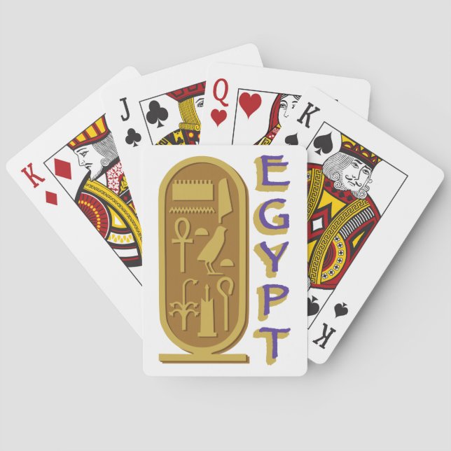 Baraja De Cartas Egipto (Reverso)
