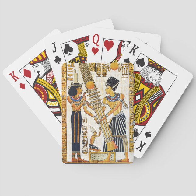 Baraja De Cartas Egipto antiguo 1 (Reverso)