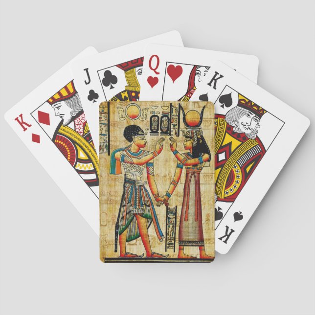 Baraja De Cartas Egipto antiguo 5 (Reverso)
