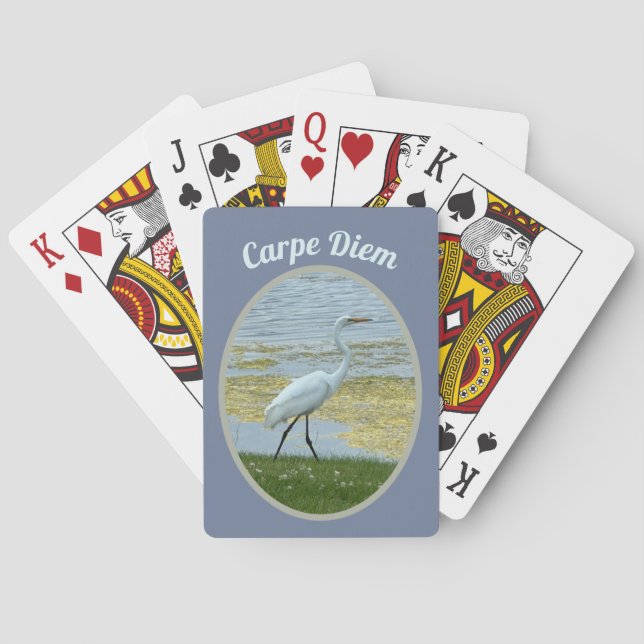 Baraja De Cartas Egret Lake Walk (Reverso)