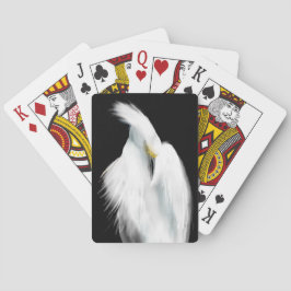 Baraja De Cartas Egret nevado