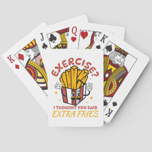 Baraja De Cartas Ejercicio Pensé Que Dijiste Papas Fritas Extra
