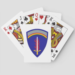 Baraja De Cartas Ejército Europa USAREUR Insignia
