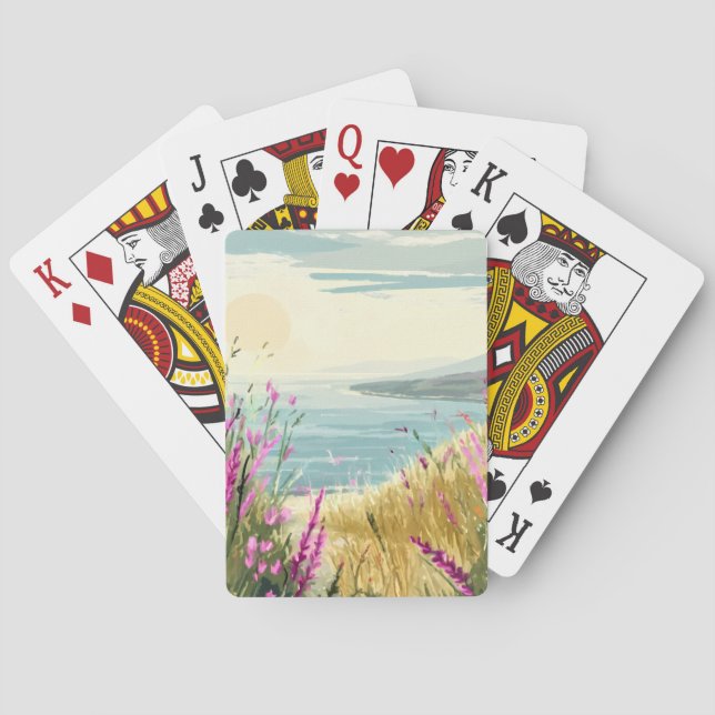 Baraja De Cartas El abrazo de Heather al mar (Reverso)