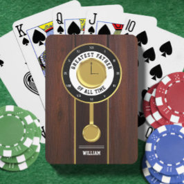 Baraja De Cartas El abuelo Clock el mejor padre de todos los tiempo