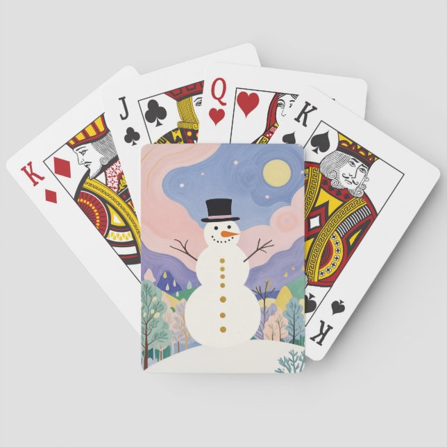 Baraja De Cartas El alegre observador del invierno (Reverso)