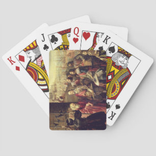 Baraja De Cartas El alivio de Génova, 1528, c.1634-35 (aceite en