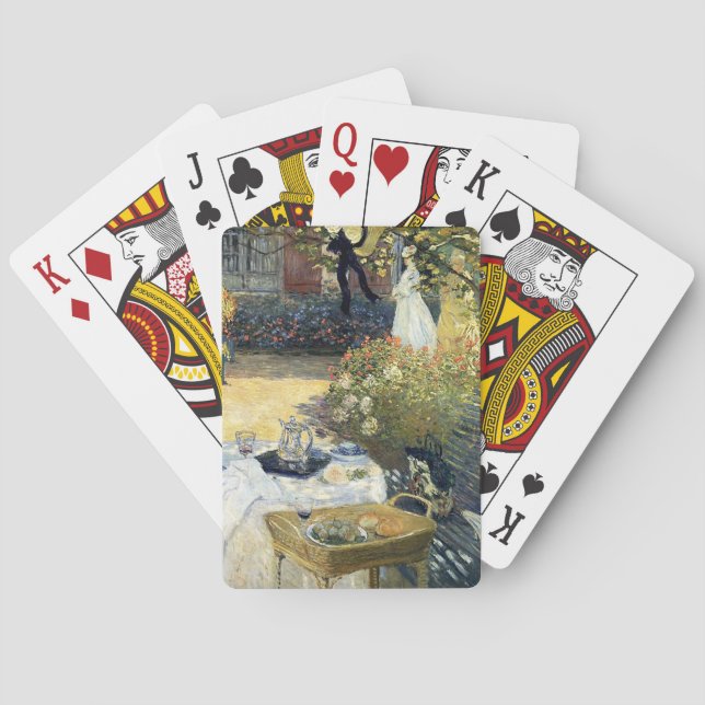 Baraja De Cartas El almuerzo Claude Monet (Reverso)