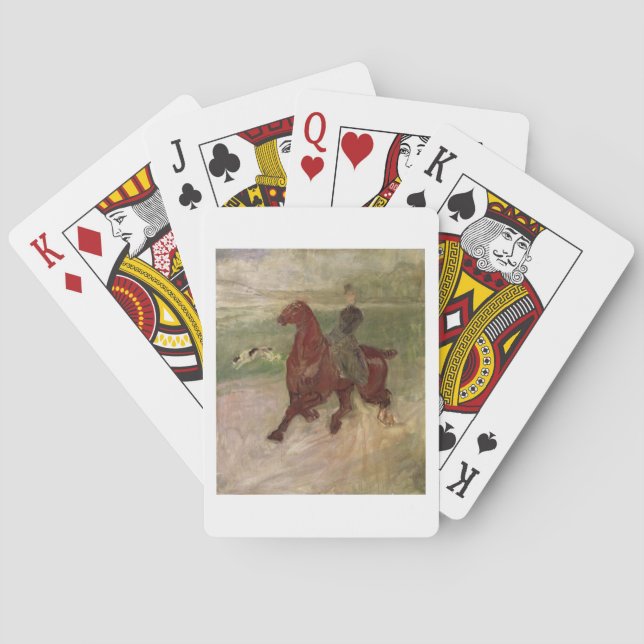 Baraja De Cartas El Amazonas, 1882 (aceite en lona) (Reverso)