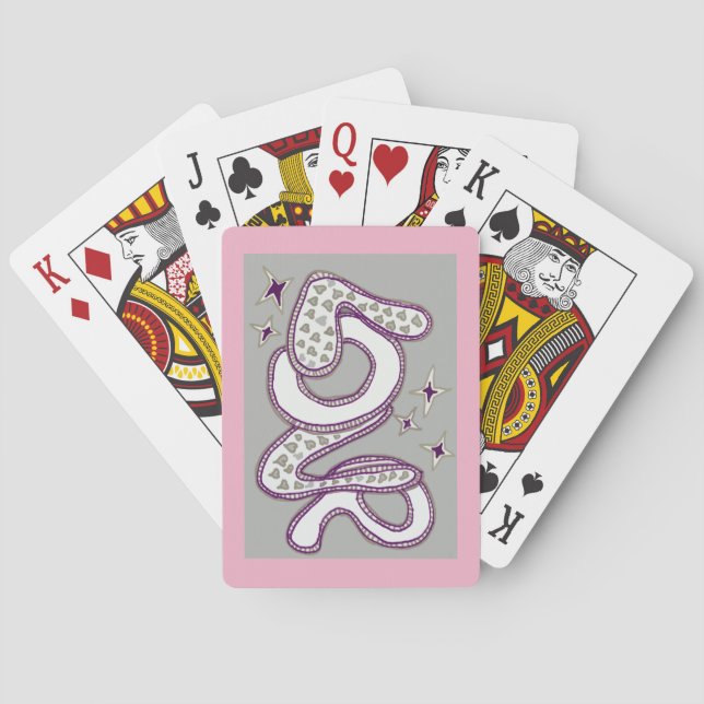 Baraja De Cartas El amor al estilo de los años 60 (Reverso)
