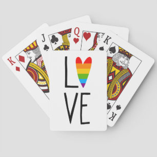 Baraja De Cartas El amor arcoiris