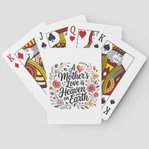 Baraja De Cartas El amor de una madre es el cielo en la tierra