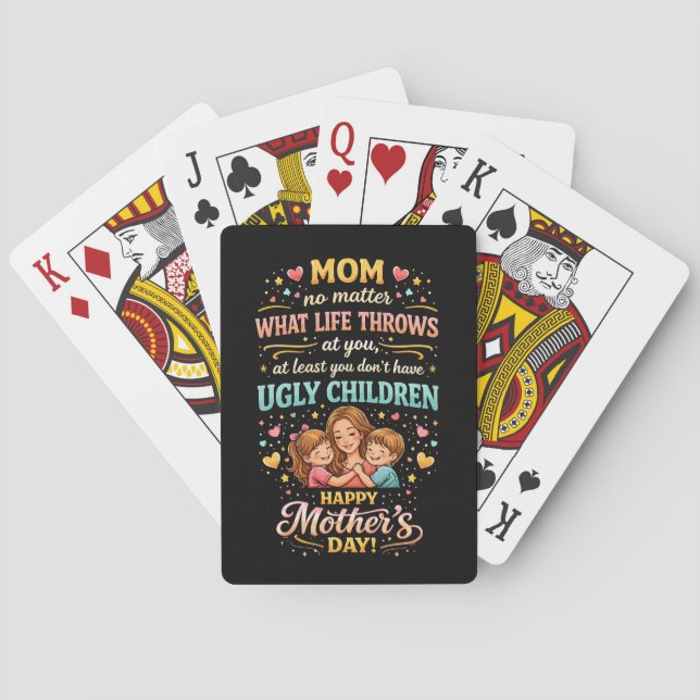 Baraja De Cartas El Amor Sonriente de Mamá (Reverso)