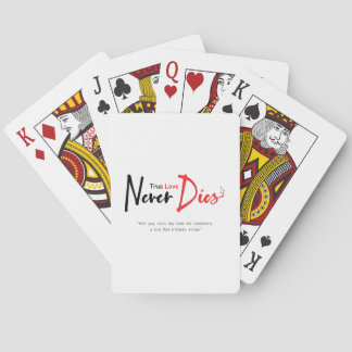Baraja De Cartas El amor verdadero nunca muere