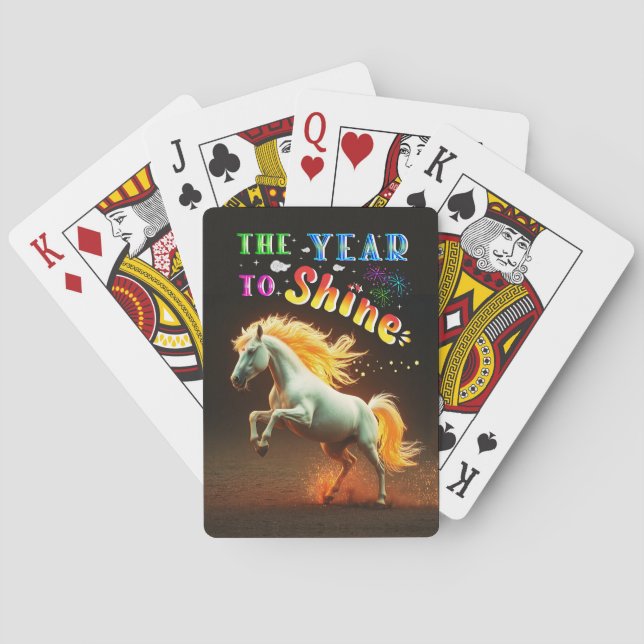 Baraja De Cartas El año para brillar (Reverso)