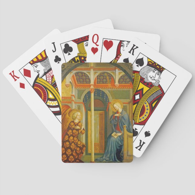 Baraja De Cartas El anuncio, C. 1423-24 (Reverso)