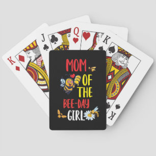 Baraja De Cartas El apicultor Art Mom Del Chica De Abejas