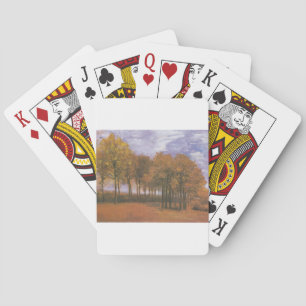 Baraja De Cartas El árbol de la caída del otoño de Van Gogh sale de