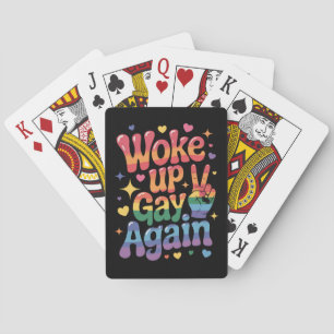 Baraja De Cartas El arcoiris del orgullo LGBTQ despertó a los gays