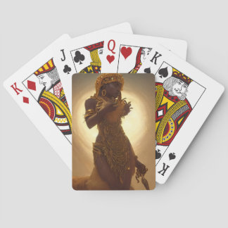 Baraja De Cartas El arte de la reina africana negra