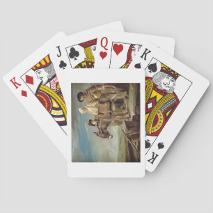Baraja De Cartas El asno (aceite en lona)