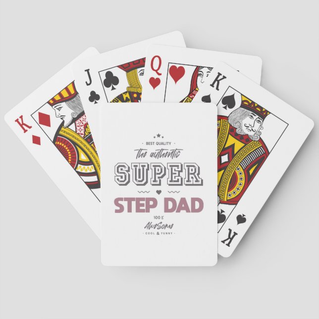 Baraja De Cartas El auténtico papá de paso (Reverso)
