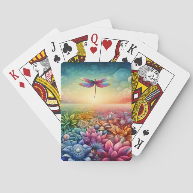 Baraja De Cartas El baile de la libélula (Reverso)
