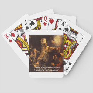 Baraja De Cartas El banquete de Baltasar & Cita de Rembradt