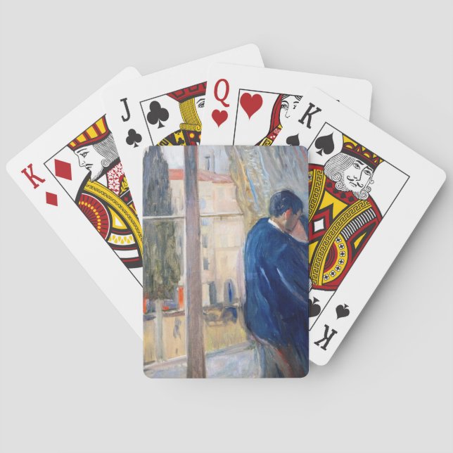 Baraja De Cartas El beso (de Edvard Munch) (Reverso)