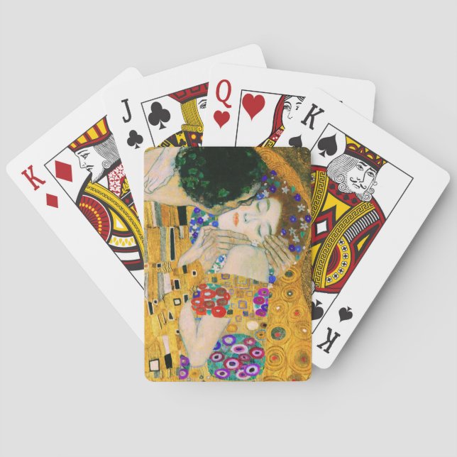 Baraja De Cartas El beso de Gustav Klimt (Reverso)