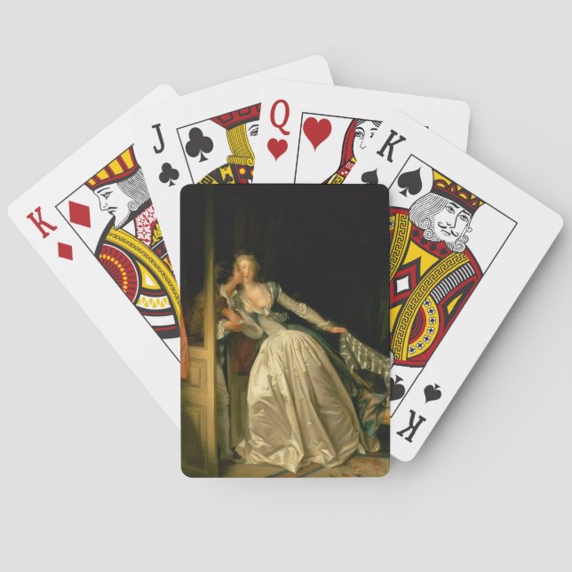 Baraja De Cartas El beso robado Fragonard (Reverso)