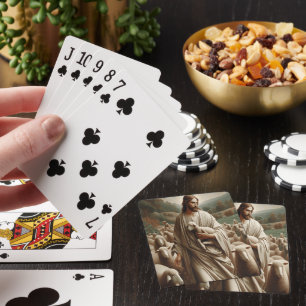 Baraja De Cartas El Buen Pastor Sostenía Un Cordero